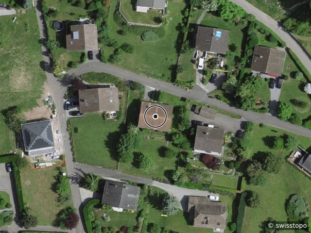 Luftbild CHEMIN DU CHAMP-AUX-LIÈVRES 17, St-Légier