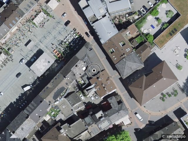 Luftbild Rue du Collège 4, Martigny