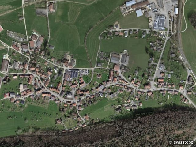 Luftbild Vendlincourt