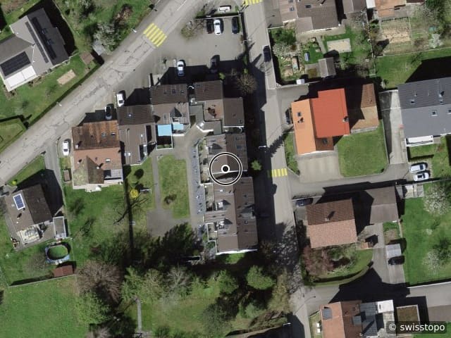 Luftbild Rue du Vieux-Moulin 20, Bassecourt
