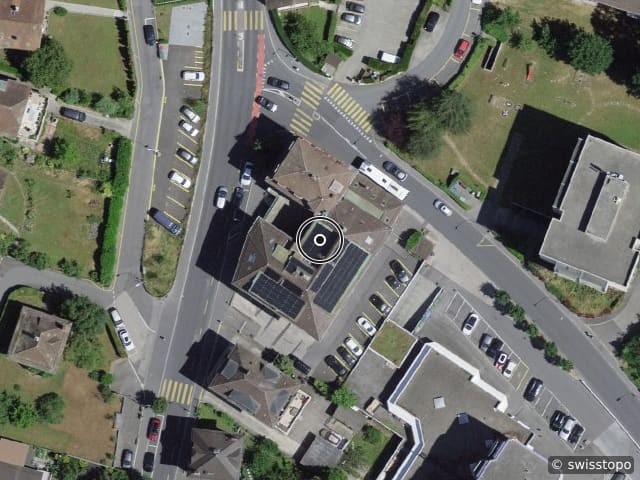 Luftbild RUE DES ALPES 51, CRISSIER