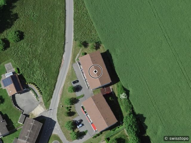 Luftbild Chemin du Champo 1, Morens