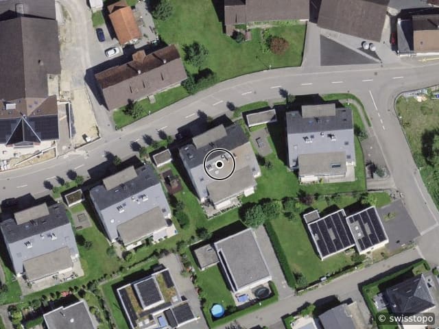 Luftbild Huebstrasse 18, Mörschwil