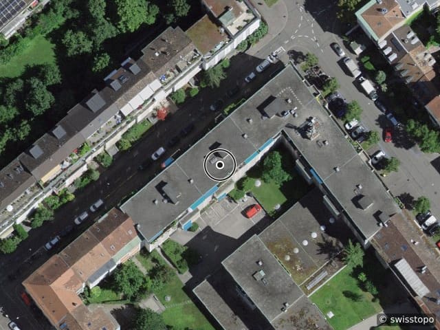 Luftbild Landskronstrasse 67, Basel