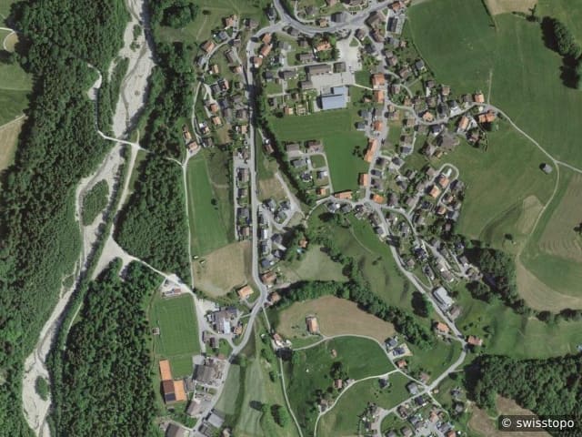 Luftbild Hubel 62, Plasselb