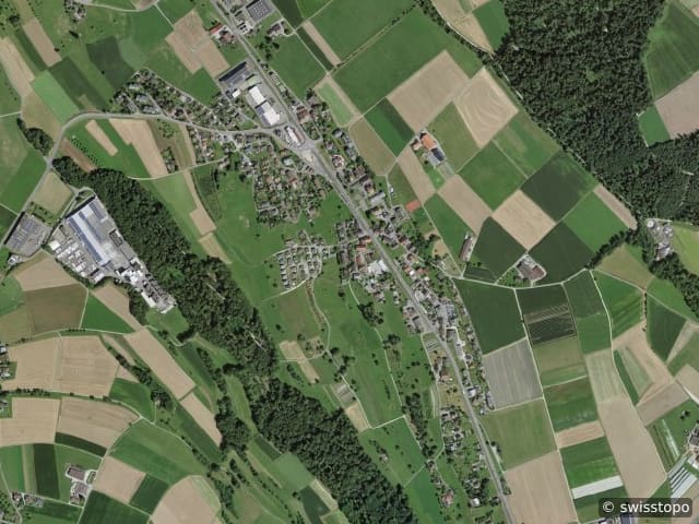 Luftbild Hallwil
