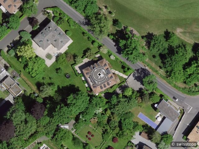 Luftbild Chemin de la Fraidieu 18, Cologny