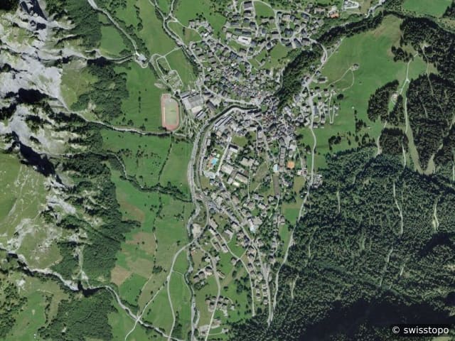 Luftbild Leukerbad