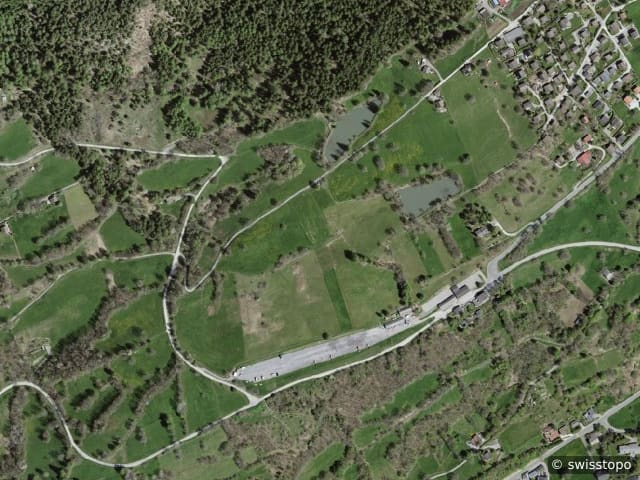 Luftbild: das Gebiet