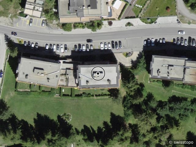 Luftbild Rue du Pas-de l'Ours 19, Crans-Montana