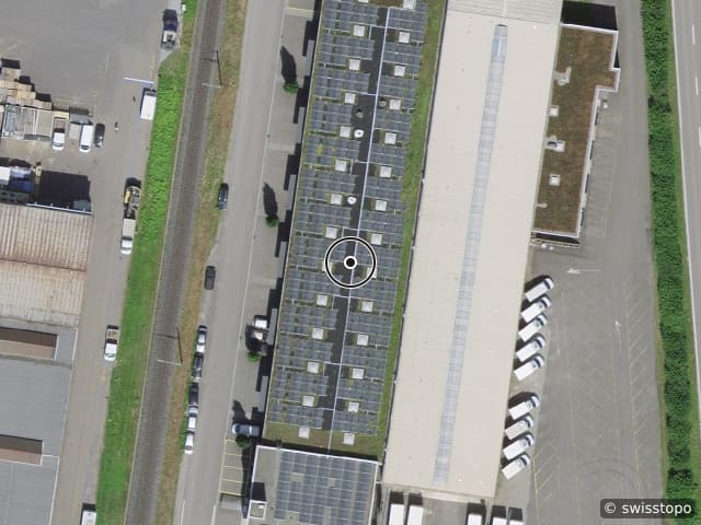 Luftbild Industriestrasse 25, Würenlingen