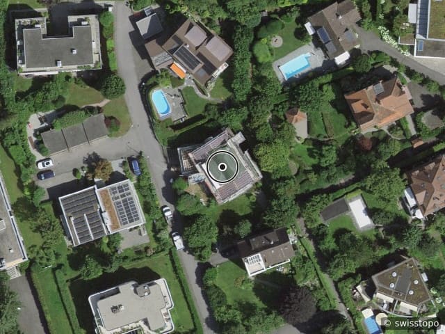 Luftbild Wesemlinhöhe-Weg 17, Luzern