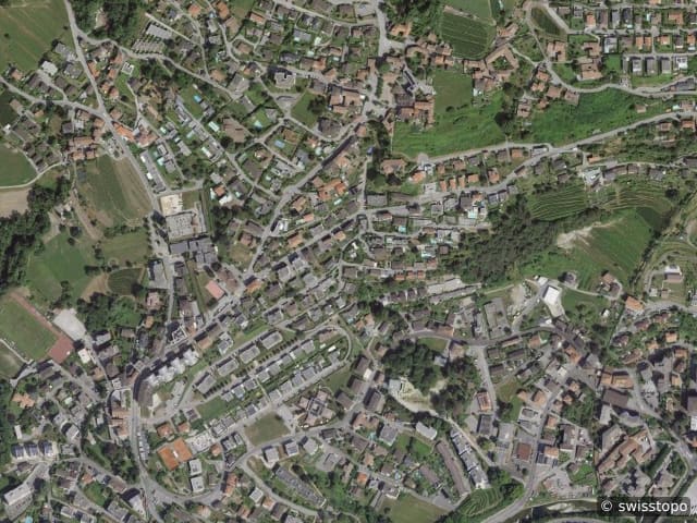 Luftbild Via 1, Vacallo