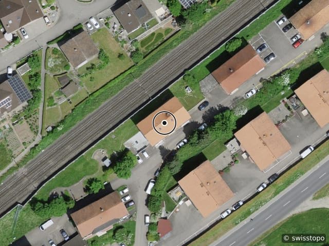 Luftbild Mühlematte 1, Wünnewil