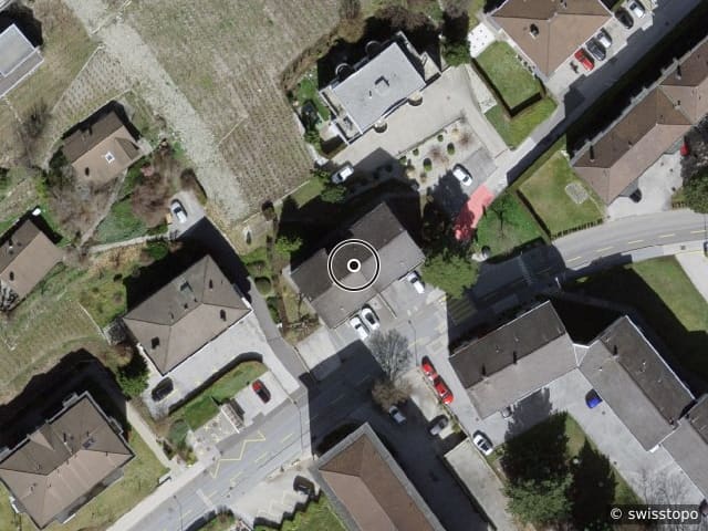 Luftbild Rue des Longs-Prés 29, Sierre