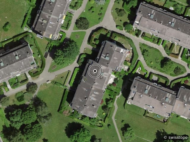 Luftbild Chemin de Planta 43, Cologny