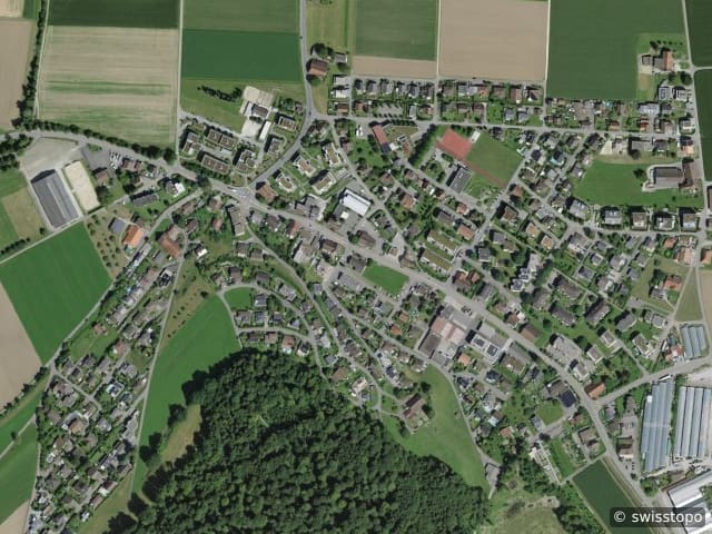 Luftbild freistehendes 6, HOLZIKEN