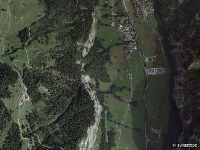 Luftbild Lauterbrunnen