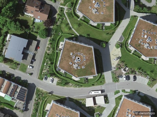 Luftbild Gantrischweg 16, Düdingen
