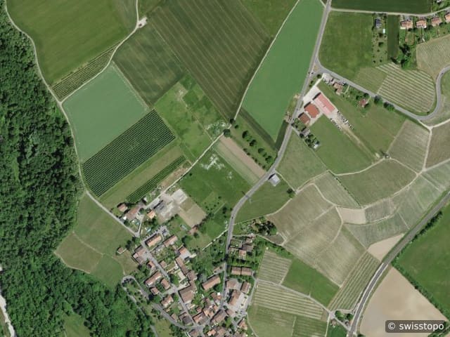 Luftbild Chemin des Molards 19, Russin