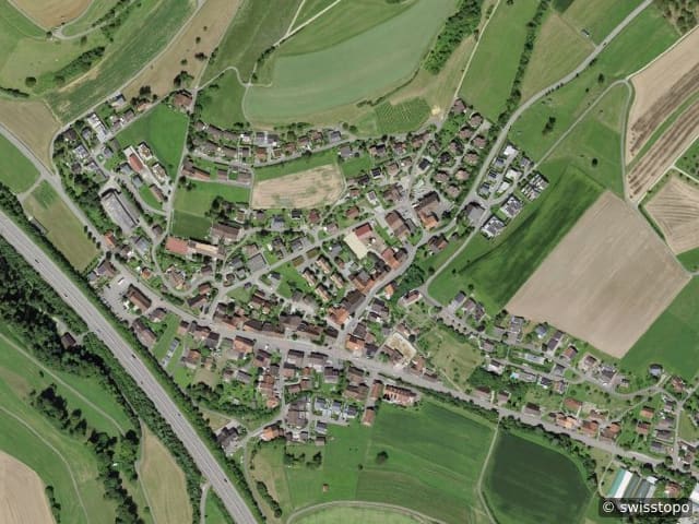 Luftbild Bözen