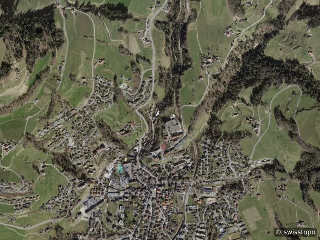 Luftbild Wald ZH