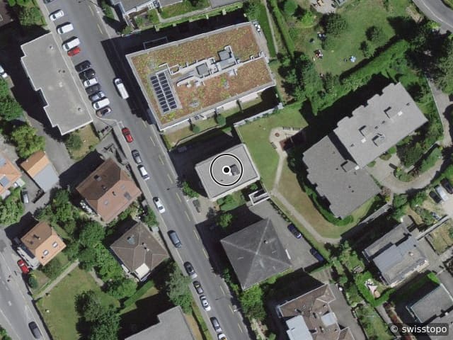 Luftbild Avenue de France 90, Lausanne