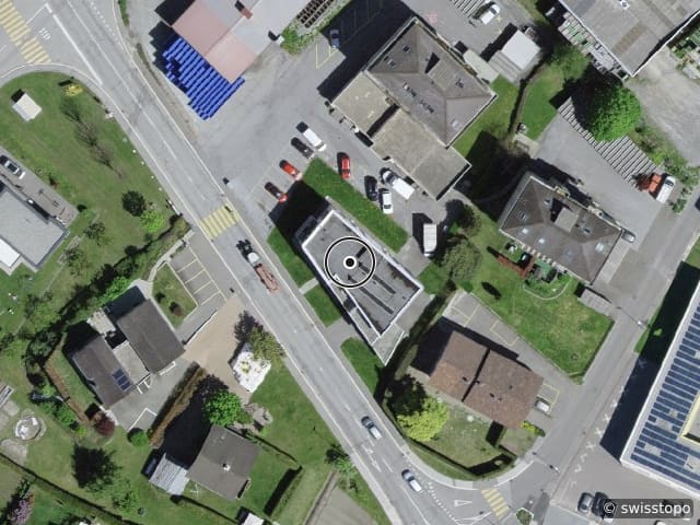 Luftbild Avenue de la Gare 36, Charrat