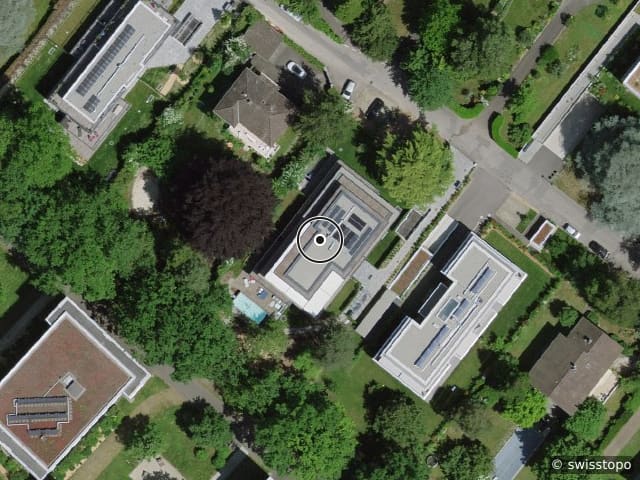 Luftbild Chemin du Môlan 22, Genève