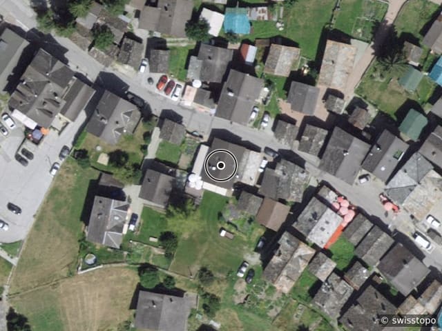 Luftbild Rue Centrale 156, Evolène