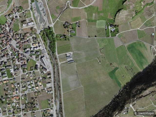 Luftbild Pont-de-la-Morge (Sion)