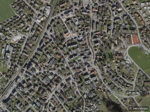 Luftbild Obfelderstrasse 9, Affoltern am Albis