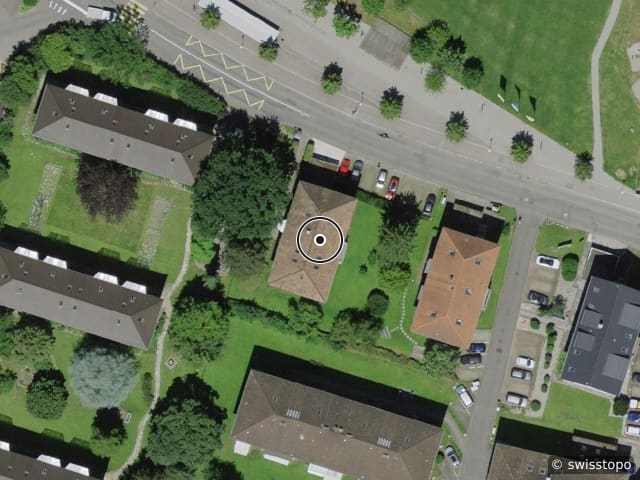Luftbild Hofackerstrasse 37, Muttenz