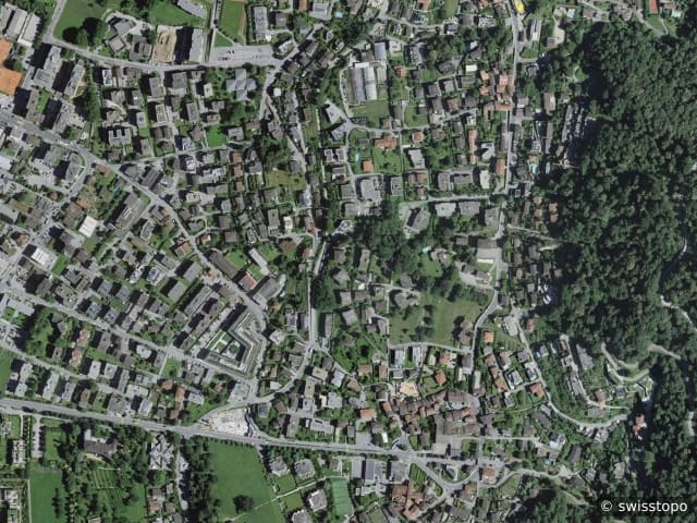 Luftbild Lugano Pregassona