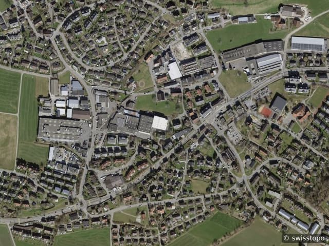 Luftbild Landstrasse 29, Wolfhausen
