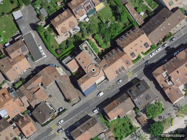 Luftbild Chemin du Vieux-Puits 8, Genève