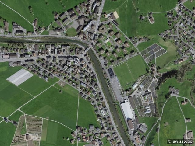 Luftbild Landsgemeindestrasse 18-22, Ibach