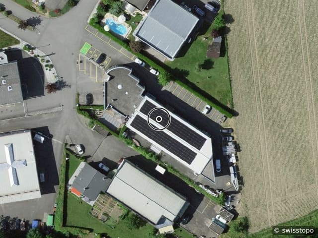 Luftbild Champ de la Vigne 7, Estavayer