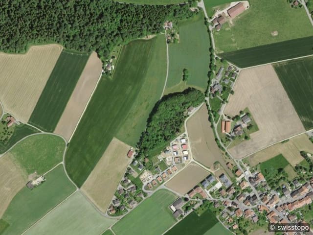 Luftbild La Neuveville