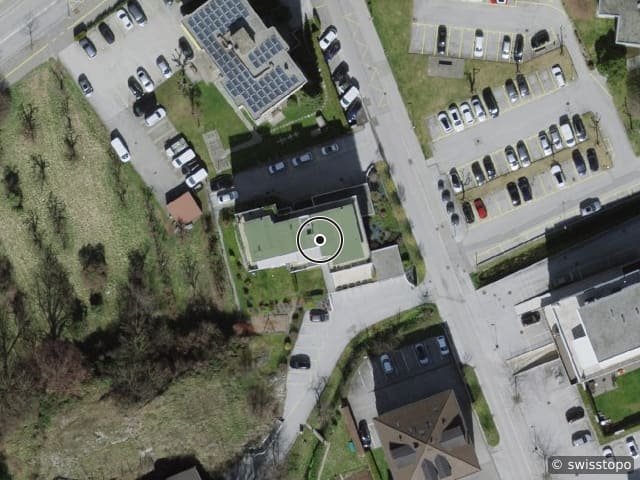 Luftbild Rue Hermann-Geiger 4, Sion