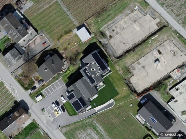 Luftbild Avenue de la Gare 6e, St-Pierre-de-Clages