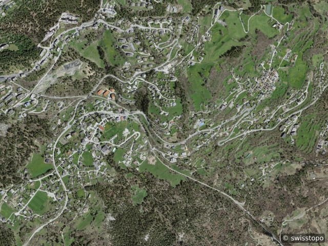 Luftbild: das Gebiet