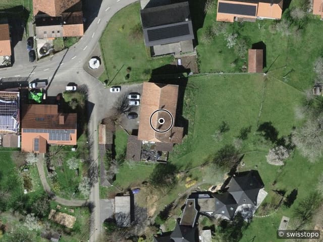 Luftbild au village 63, Bressaucourt