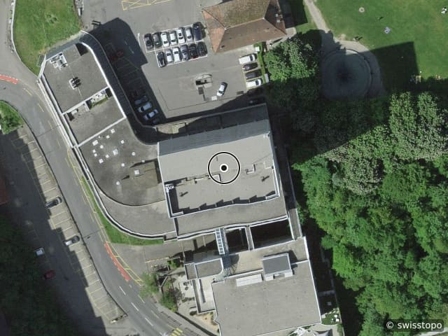 Luftbild Grand-Places 14, Fribourg