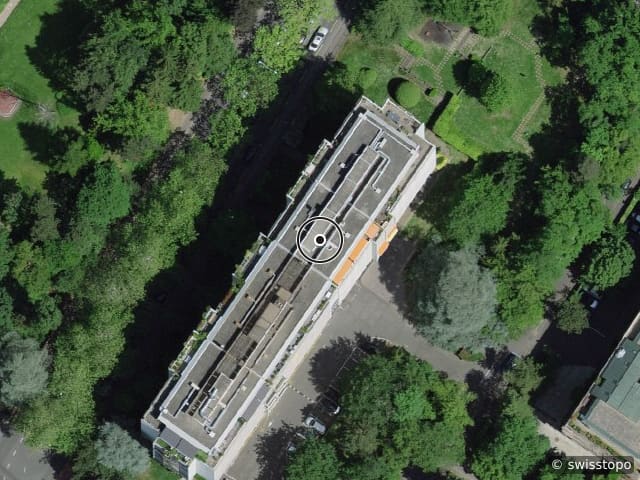 Luftbild Chemin de Beau-Soleil 5, Genève