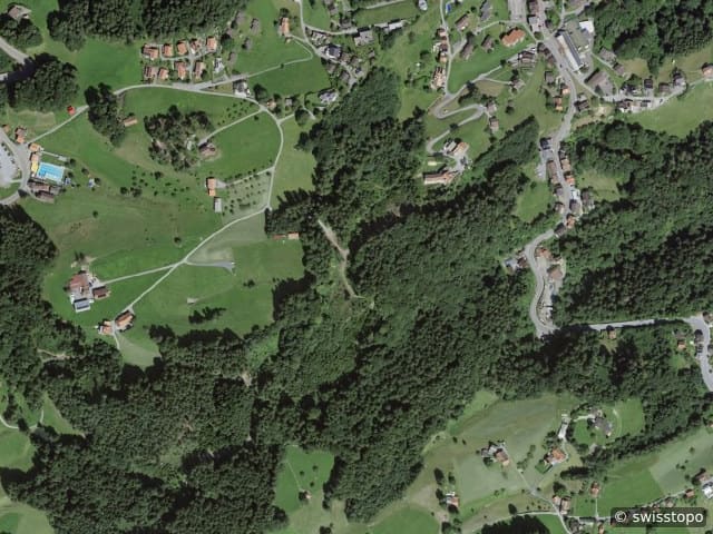 Luftbild Ort s Moos 910, Walzenhausen