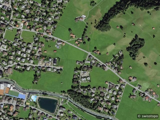 Luftbild: das Gebiet