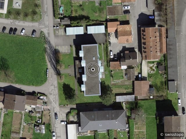 Luftbild Rue des Merisiers 10, Delémont