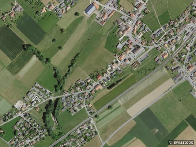 Luftbild Route de Villaz 15, Lussy