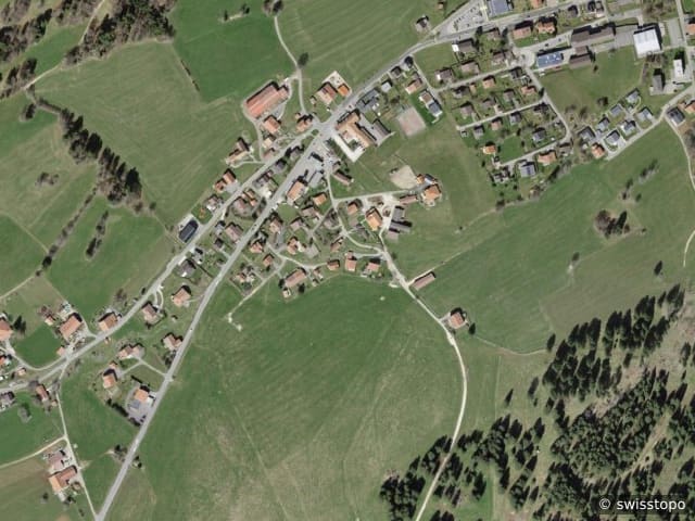 Luftbild Les Breuleux